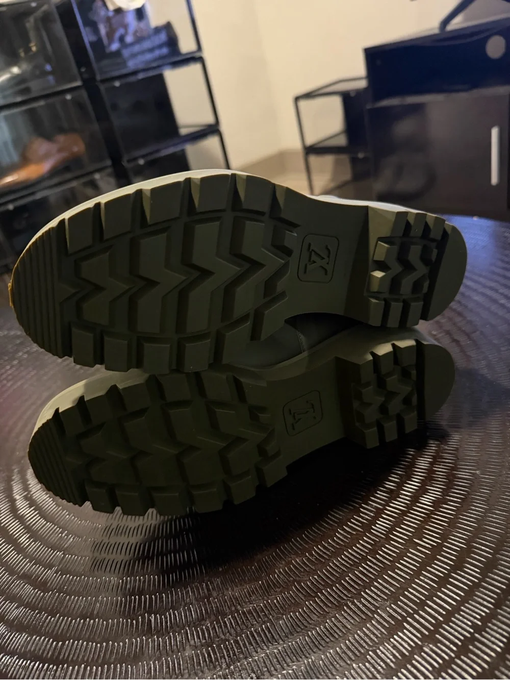 Louis Vuitton Rubber Territory Flat Half Boots